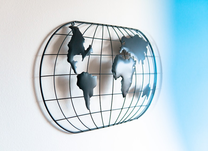 Küresel vizyonu simgeleyen görsel